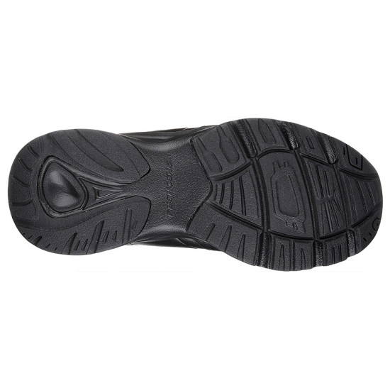Skechers Leather Trainer W/ Memory Foam
